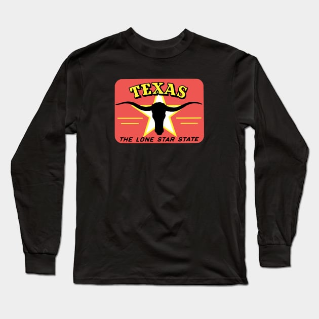 Texas Long Sleeve T-Shirt by ezioman